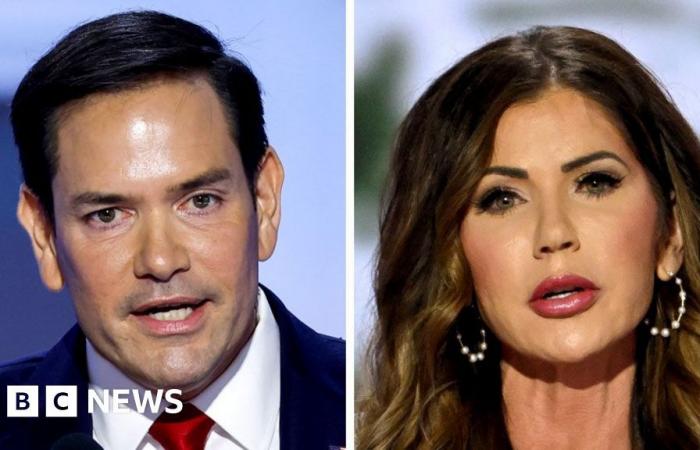 Trump lining up Marco Rubio and Kristi Noem for top jobs