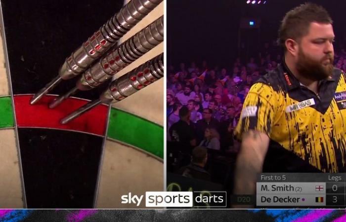 Grand Slam of Darts 2024: Michael van Gerwen and Michael Smith suffer shock early exits after defeat to Ryan Joyce | Darts News