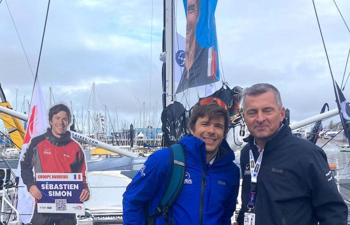 Les Sables-d’Olonne Vendée Globe VIDEO Sébastien Simon gains altitude…