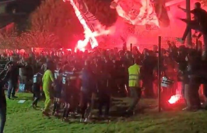 Travel ban to Poiré, while Thomas Sanogo (Vendée Poiré Football) was happy to welcome Girondin supporters