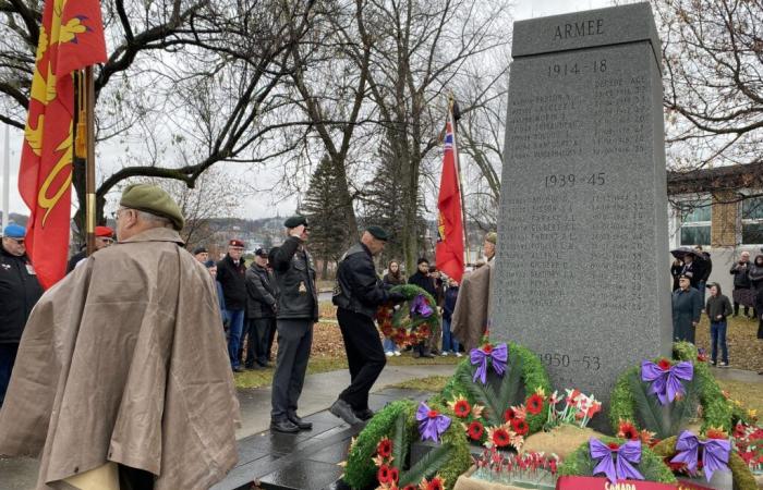 Remembrance Day ceremonies in Beauceville and Saint-Georges: Soldiers with post-traumatic syndrome