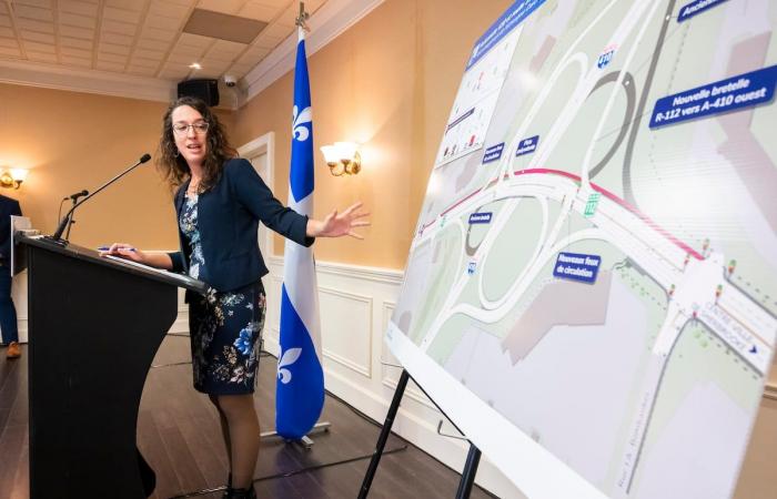 Early opening of the Darche interchange