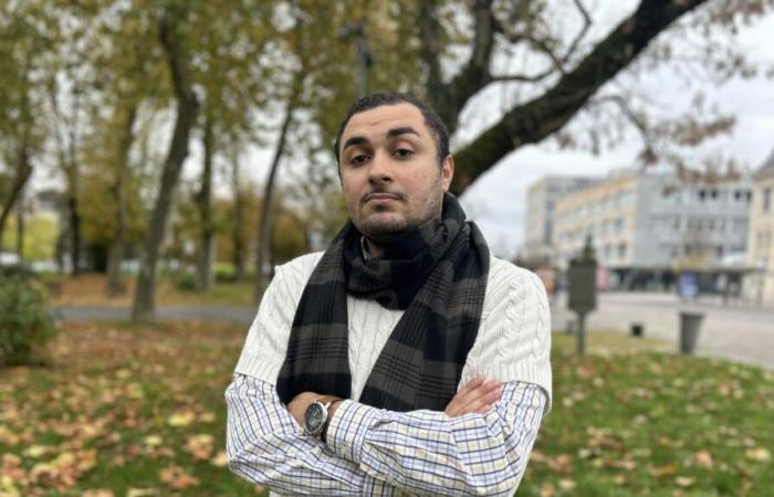 Farouk Raphaël Sandassi, 25 years old and candidate in the first constituency of the Ardennes