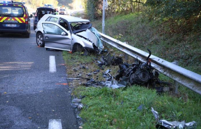 a young Landais dies in a car accident