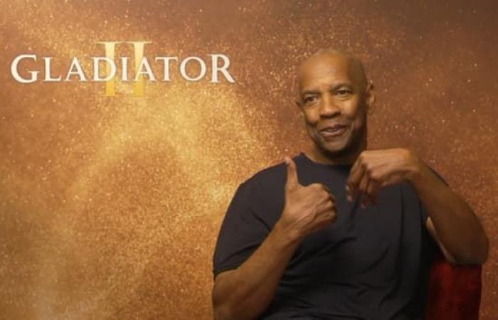 Denzel Washington in Olympic shape at 69 for “Gladiator 2”