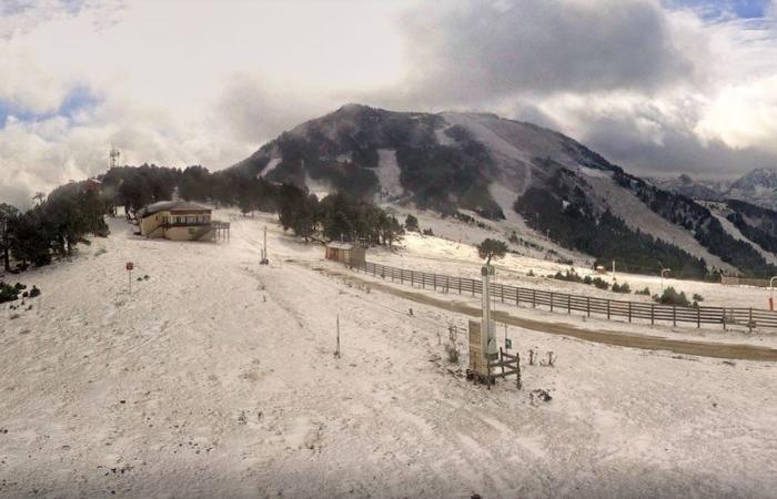 Snow fell on the Ariège peaks, flakes expected from 1,600 meters