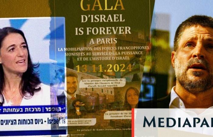 Behind the organization of a gala in Paris, an extremist association which equips the Israeli army