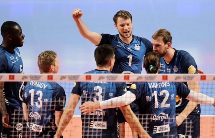 Saint-Nazaire volleyball players discover the Champions League against a prestigious club