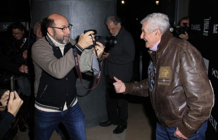 Reunion between Kad Merad and Claude Lelouch, at the premiere of “Finally”