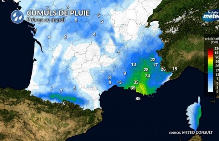 Weather Tuesday, November 12: cooler feeling, snow in the mountains and strong thunderstorms in the southeast