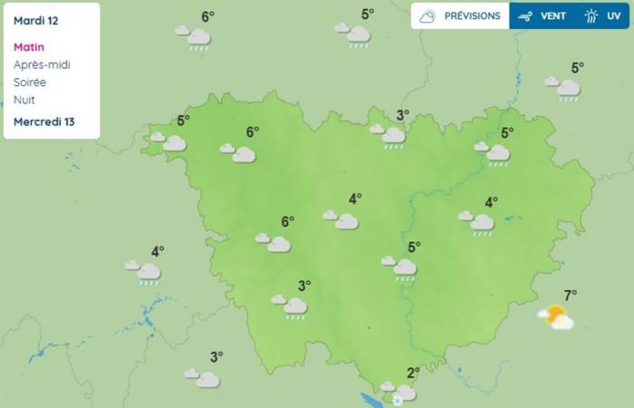 The weather forecast for this Tuesday in Haute-Loire