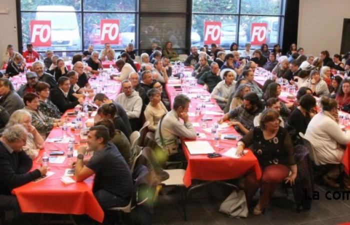 200 delegates to the council of the Force Ouvrière departmental union of Haute-Loire