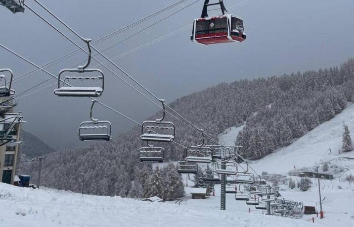 the first snows return to the Alpes-Maritimes