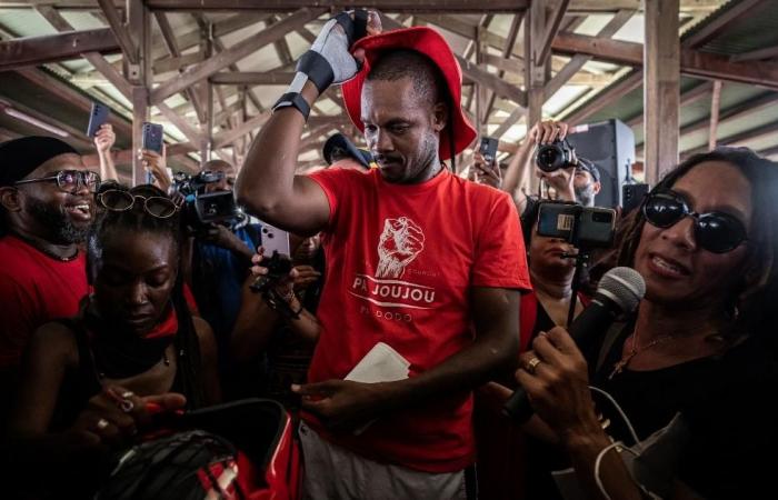 Rodrigue Petitot, figure of the movement against the high cost of living, arrested in Fort-de-France