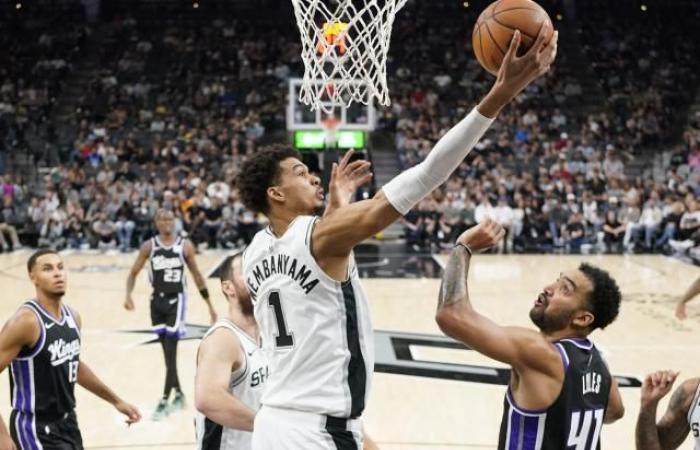 Wembanyama on fire, the Spurs victorious against the Sacramento Kings (Basketball)