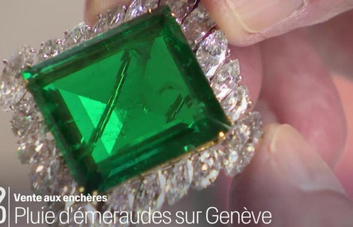 A historic emerald brooch sold for nearly 8 million francs in Geneva – rts.ch