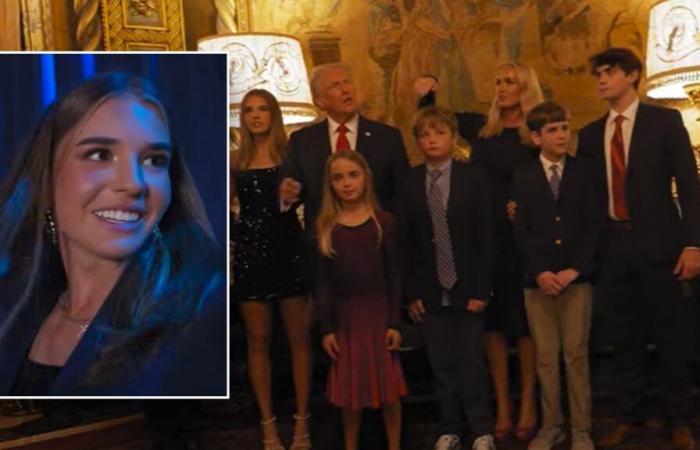 Kai Trump shares vlog of her election night experience with grandfather