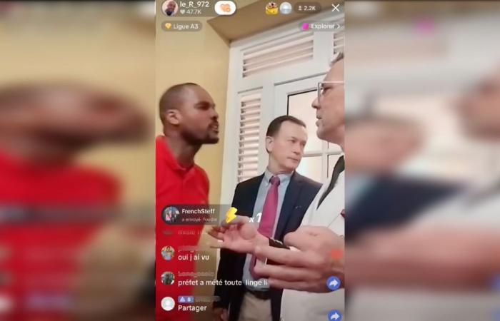 An altercation breaks out between the Prefect of Martinique and Rodrigue Petitot at the prefectural residence