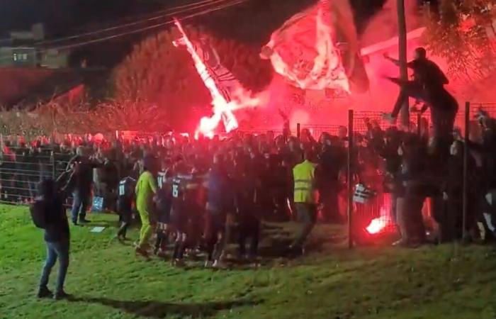 Travel ban to Poiré, while Thomas Sanogo (Vendée Poiré Football) was happy to welcome Girondin supporters