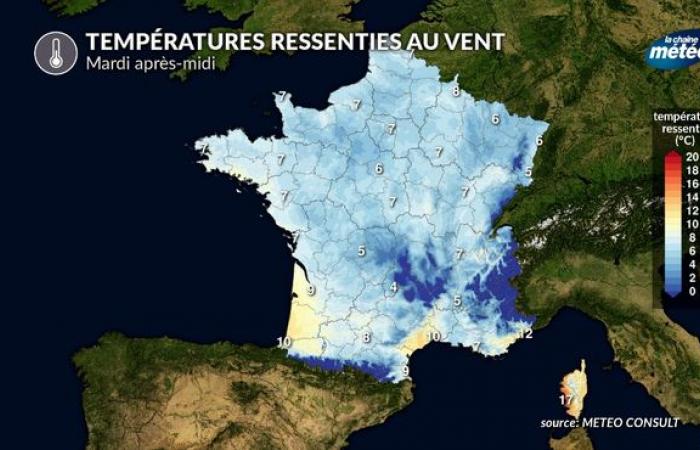 Weather Tuesday, November 12: cooler feeling, snow in the mountains and strong thunderstorms in the southeast