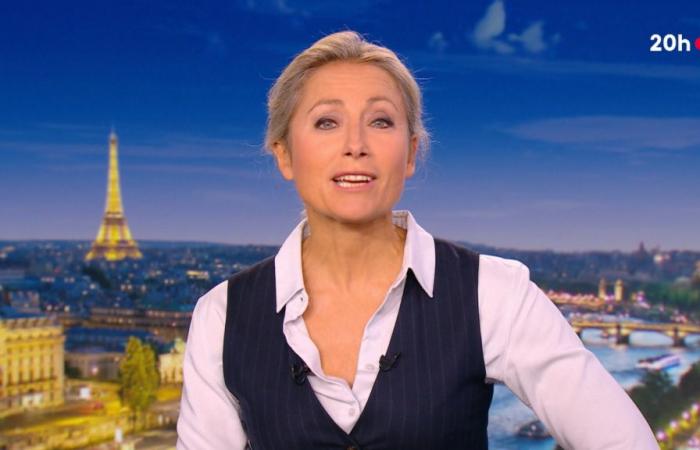 Anne-Sophie Lapix couldn't hold back her laughter on France 2 by making this transition to the news