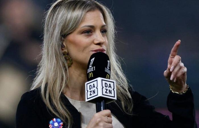 the LFP opens an investigation after the projectile was thrown against journalist Ambre Godillon during OM-Auxerre