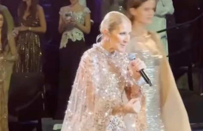 Celine Dion sings one of her songs in public for the first time since 2020