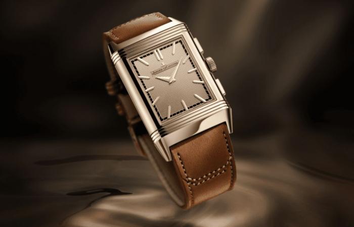 The Jaeger-LeCoultre Reverso Tribute Chronograph goes “rose gold” for its latest limited edition