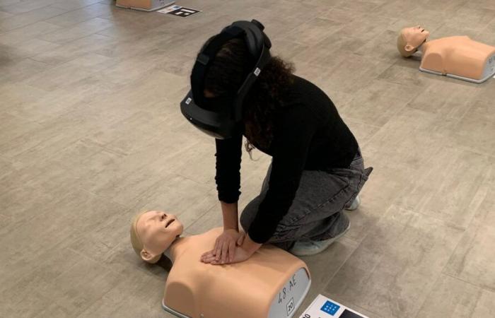 Drôme middle school students trained in life-saving actions