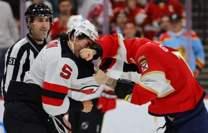 NHL: the fight of the year took place Tuesday evening