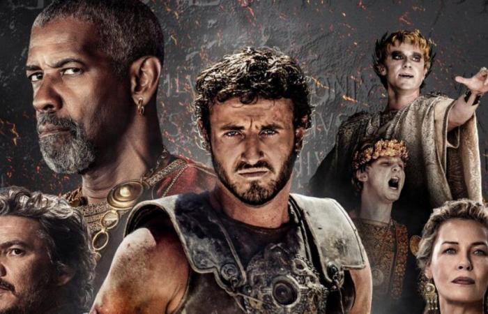 At what age can I take my children to see Gladiator 2 in the cinema starting November 13?