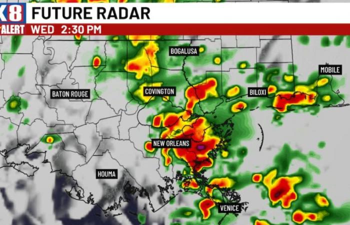 A few severe storms possible today