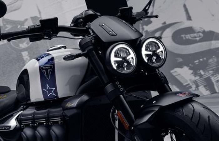 Triumph sends its Rocket 3 into the air with a limited edition