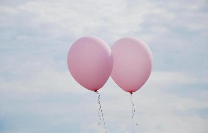 A retiree releases a balloon in the Creuse for Pink October and receives a response…