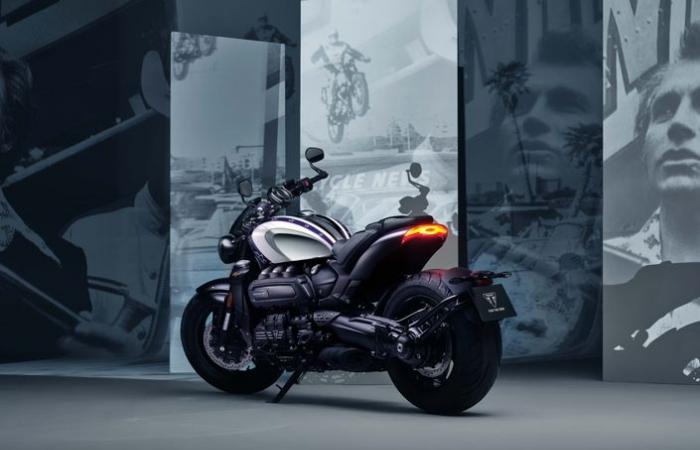 Triumph sends its Rocket 3 into the air with a limited edition