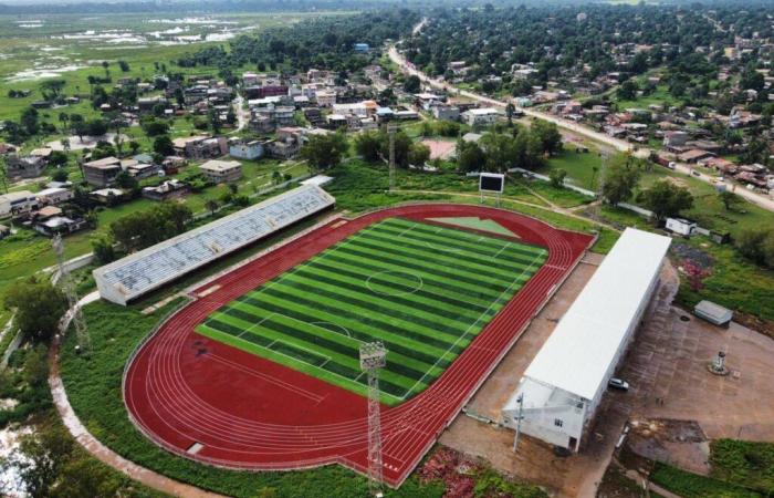 Opening of the Aline Sitoé Diatta, Ely Manel Fall and Lamine Guèye stadiums (Photos)