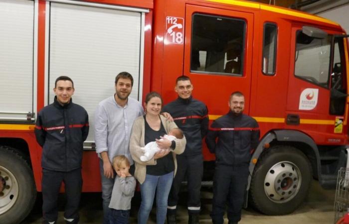 In this town of Ille-et-Vilaine, Martin was born at home thanks to the firefighters