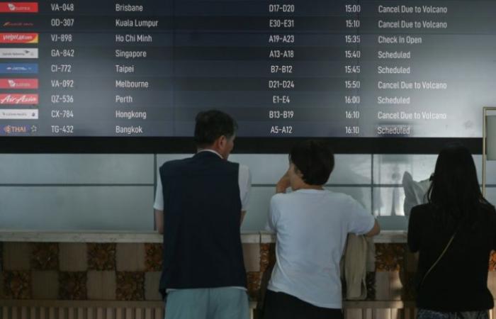 Flights canceled in Bali due to volcanic eruption – 11/13/2024 at 1:24 p.m.