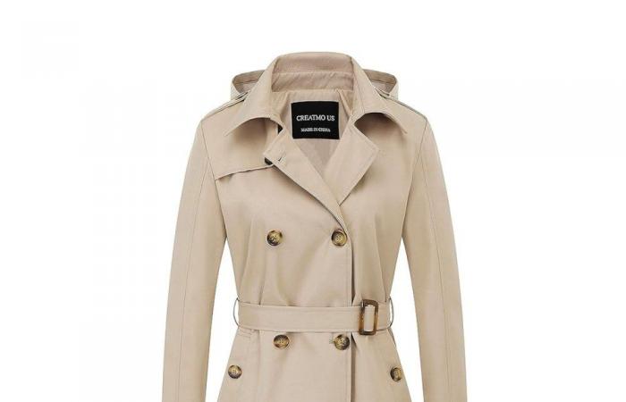 Angelina Jolie’s Rich Mom Fall Trench Look is on Amazon for $48!