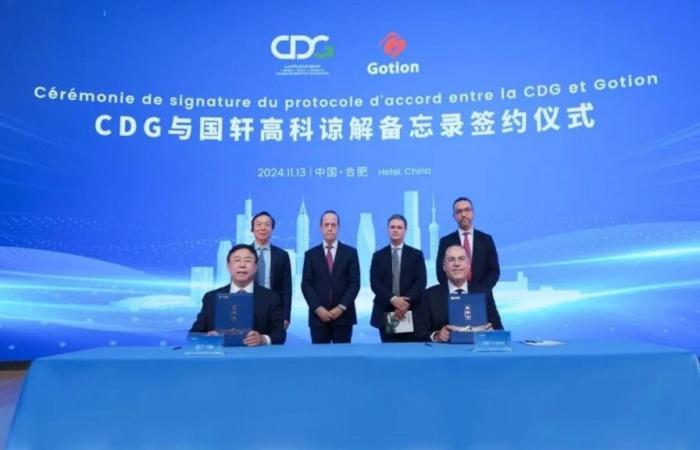 CDG and Gotion High-Tech sign an MoU to support the project