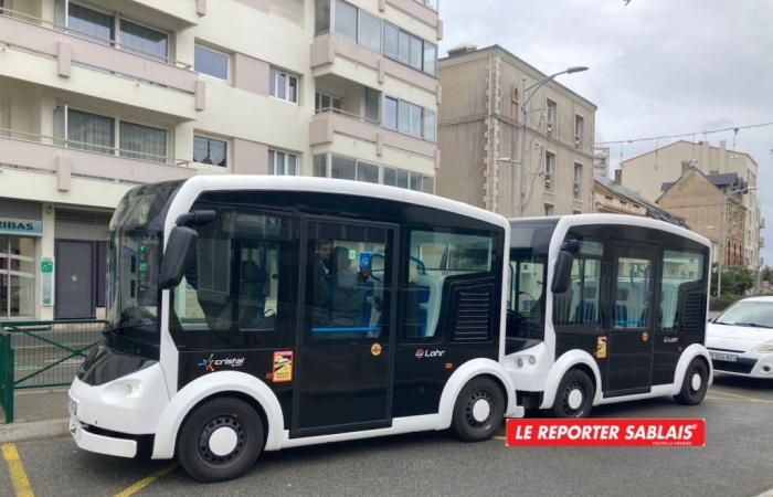 Les Sables-d’Olonne Vendée. The free “Tramouette” shuttles will be launched permanently from July 5, 2025