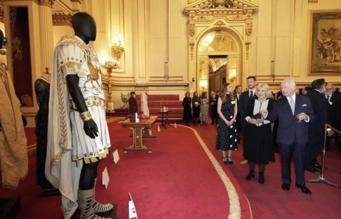 King celebrates film and TV industry at Buckingham Palace