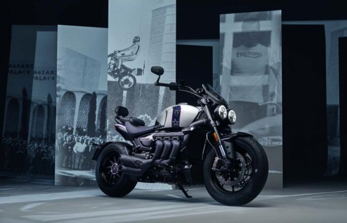 Triumph sends its Rocket 3 into the air with a limited edition