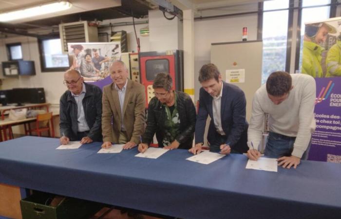 Philippe-Cousteau high school and Enedis sign a partnership