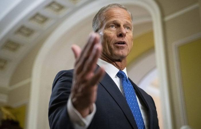 John Thune, elected from South Dakota, takes the lead of the Republicans in the Senate