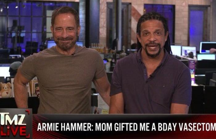 Armie Hammer Says His Mom Gifted Him a Vasectomy for His Birthday