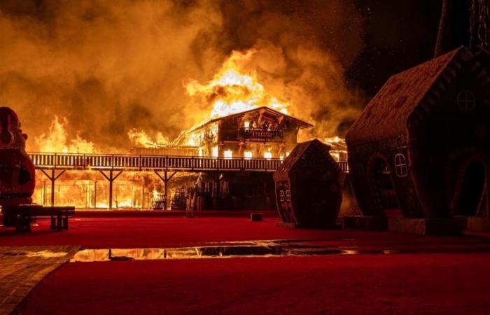 The famous Barcarès Christmas market in the Pyrénées-Orientales ravaged by fire