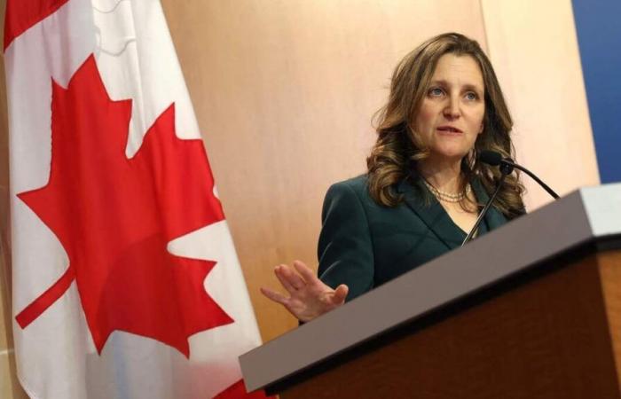 Canada should not be “afraid” of Trump’s return, says Freeland