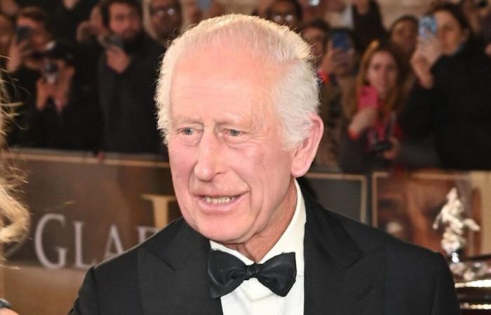 King Charles leads Gladiator II stars at glitzy premiere – as Queen Camilla misses out