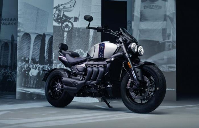 Triumph sends its Rocket 3 into the air with a limited edition